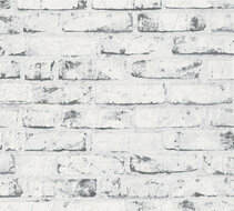 AS Creation Elements 9078-37 - 907837 Grijs / Beige Behang
