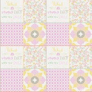 Cozz Smile behang 61171-14 Patchwork Behang