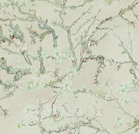 BN Van Gogh Behang 17141 / 5005339 Almond Blossom - Groen - Beige Behang