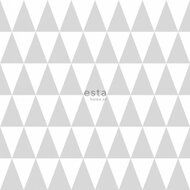 Esta Greenhouse 128842 - Wit - Grijs Behang