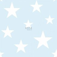 Esta Little Bandits 138932 - Blauw Behang