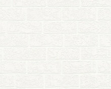 AS Creation Wood&amp;#x008b;n Stone 2 35981-1 Steenstructuur behang - wit off white Behang