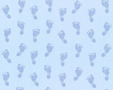 AS Creation Little Stars 35863-2 - Blauw / Metallic Behang