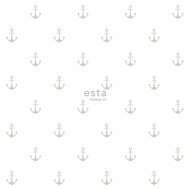 Esta Regatta Crew - Surf Edition 138964 - Zilver - Wit Behang
