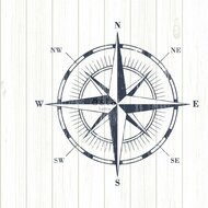 Esta Regatta Crew - Surf Edition 138975 - Wit - Blauw Behang