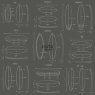 Esta Regatta Crew - Surf Edition 128872 - Zwart - Grijs Behang