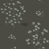 Esta Blush 148737 - Zwart Behang