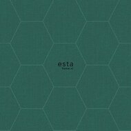 Esta Blush 148752 - Groen Behang