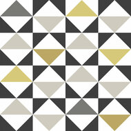 Esta Home Scandi Cool 139095 - Zwart - Geel Behang