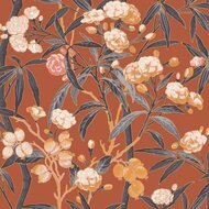 Casadeco Cuba CBBA84333417 - Rood / Oranje Behang