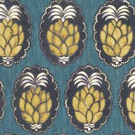 Casadeco Cuba CBBA84356404 - Geel / Blauw Behang