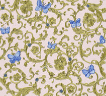 AS Creation Versace 3 34325-6 | 343256 - Goud / Blauw Behang