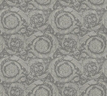 AS Creation Versace 3 93583-6 | 935836 - Zilver / Grijs Behang