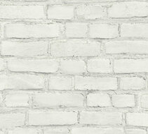 AS Creation 111 Shades of White 37414-2 - 374142 - Wit / Grijs Behang