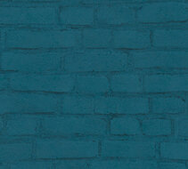 AS Creation Elements 37414-4 - 374144 Blauw / Zwart Behang