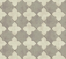 AS Creation New Walls 37421-5 | 374215 - Grijs / Creme Behang