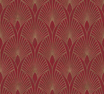 AS Creation New Walls 37427-4 | 374274 - Rood / Goud Behang