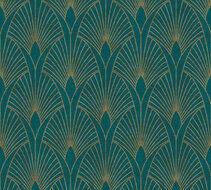 AS Creation New Walls 37427-5 | 374275 - Blauw / Goud Behang