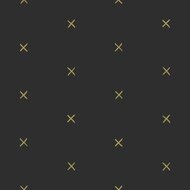 Esta Home Black &amp; White 139130 - Zwart - Goud Behang