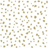 Esta Home Black &amp; White 139133 - Wit - Goud Behang