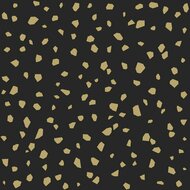 Esta Home Black &amp; White 139134 - Zwart - Goud Behang
