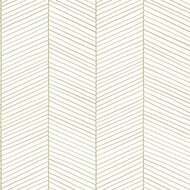 Esta Home Black &amp; White 139135 - Wit - Goud Behang