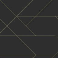 Esta Home Black &amp; White 139144 - Zwart - Goud Behang