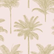 Esta Paradise 139164 - Roze - Goud Behang