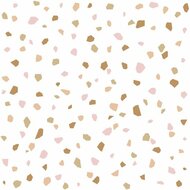 Esta Art Deco 139198 - Wit - Terracotta - Roze - Oranje Behang