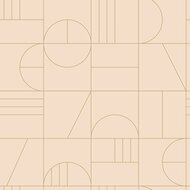 Esta Art Deco 139206 - Roze - Oranje - Goud Behang