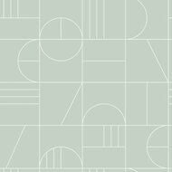 Esta Art Deco 139209 - Groen Behang