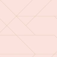 Esta Art Deco 139211 - Roze - Goud Behang