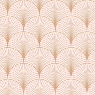 Esta Art Deco 139229 - Roze - Goud Behang