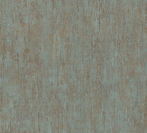 AS Creation Industrial 37746-2 - 377462 - Bruin / Turquoise Behang
