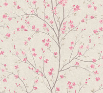 AS Creation Metropolitan Stories II Mio / Tokio 37912-1 - 379121 - Roze / Wit Behang