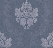 AS Creation New Elegance 37552-2 - 375522 - Blauw / Grijs Behang