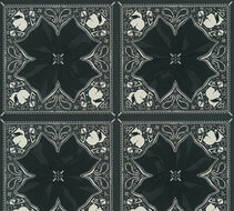 AS Creation Karl Lagerfeld Kaleidoscope 37845-2 - 378452 - Zwart / Wit Behang