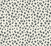 AS Creation Karl Lagerfeld Leopard 37856-2 - 378562 - Zwart / Wit Behang