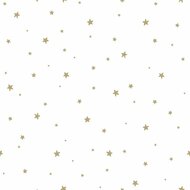 Esta Home Forest Friends Wit Goud 139259 - Wit - Goud Behang