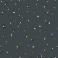 Esta Home Forest Friends Blauw Goud 139261 - Goud - Blauw Behang