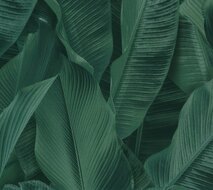 Montecolino Folium FO17813 Dark Green Banana Leaves Behang