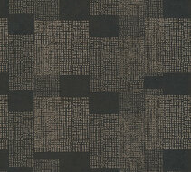 AS Creation Desert Lodge 38525-3 - 385253 Goud Geometrisch / Zwart Behang