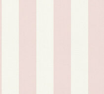 AS Creation Trendwall 2 - 38101-3 - 381013 Roze Streep / Wit Behang
