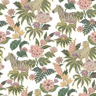 Noordwand Assorti 2024 18522 Groen - Roze - Metallic Behang