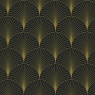 Esta Home Bloom Zwart Goud 139457 Behang