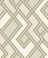 Dutch Wallcoverings Asperia 177505 creme - goud Behang