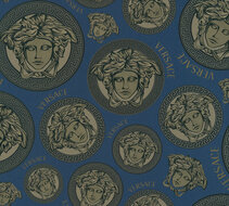 Versace Home 5 38611-3 Blauw Behang