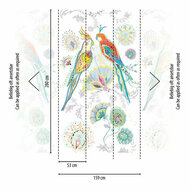 AS Creation House of Turnowsky 38911-1 - 389111 Wit / Bont Behang