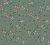 AS Creation Art of Eden 39063-1 - 390631 Groen / Rood Behang