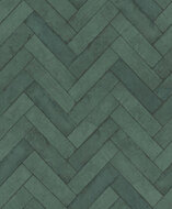 Rasch Factory V - 499155 Groen Behang